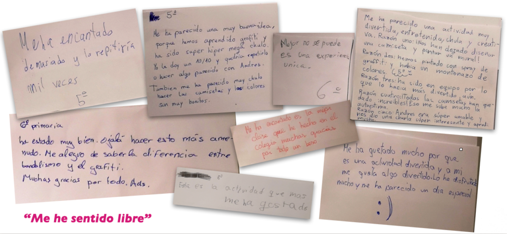 La opinión de los jóvenes artistas